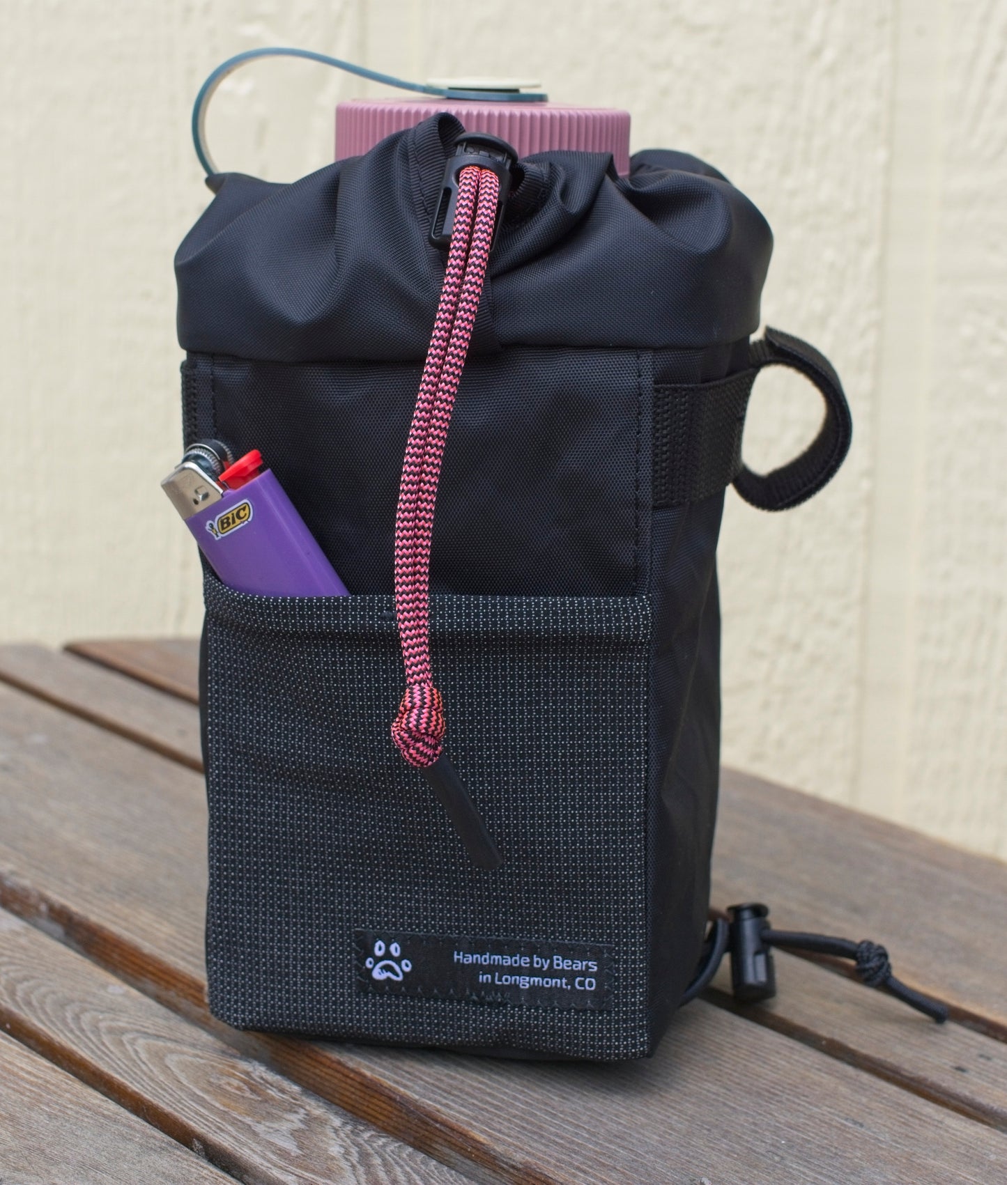 1L Stem Bag - Black Ecopak