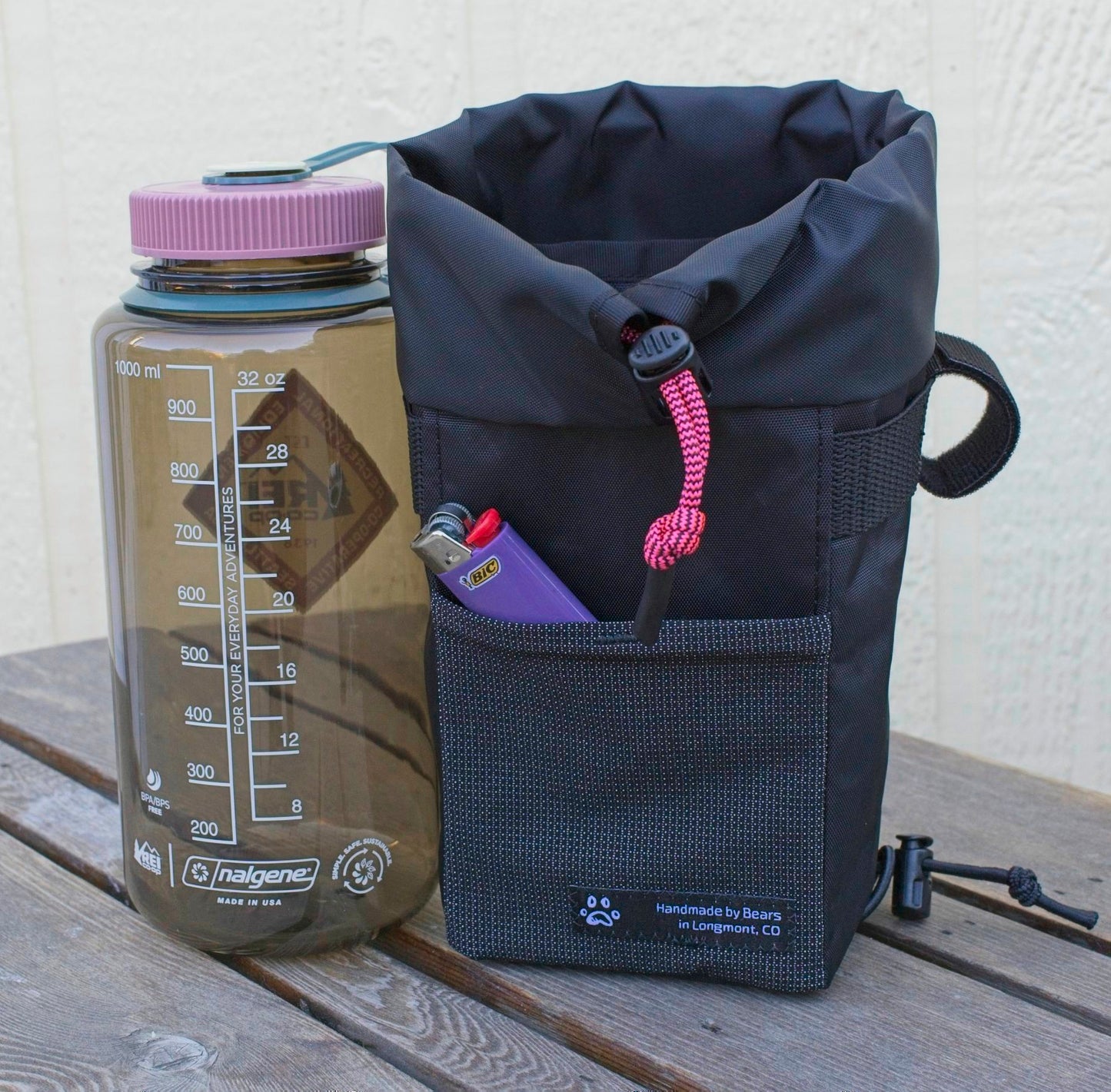 1L Stem Bag - Black Ecopak