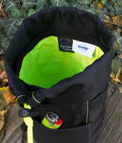 1L Stem Bag - Black Ecopak