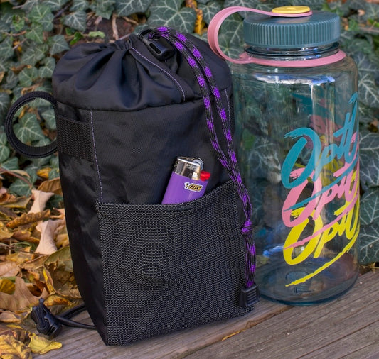 1L Stem Bag - Black Ecopak
