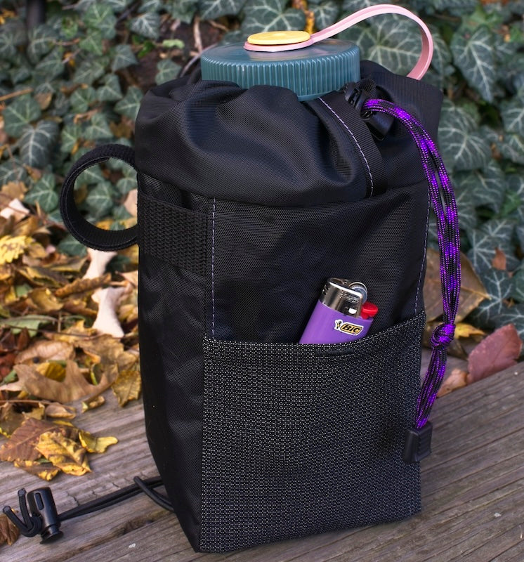 1L Stem Bag - Black Ecopak