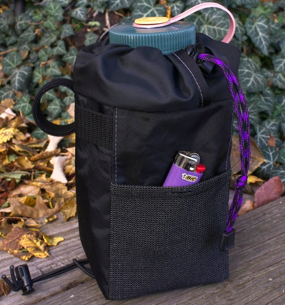 1L Stem Bag - Black Ecopak