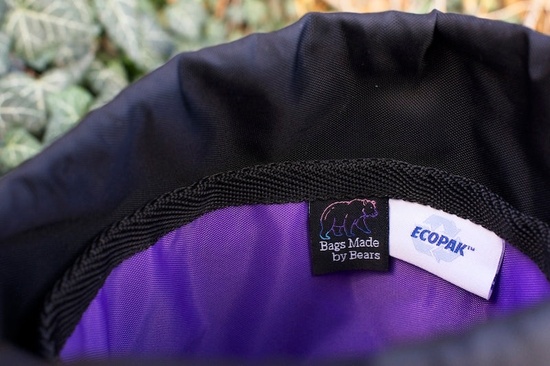 1L Stem Bag - Black Ecopak